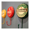 Vintage Creative Beer Cap Bar Clothes Hat Hook    YY51095