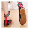 Old Beijing Cloth Embroidered Shoes Facial Makeup
