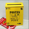 Countryside Mailbox Small Iron Sheet Mailbox Vintage without lock