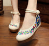 Chinese Ethnic Embroidery Inner high Heel Elevator Cheongsam Dress Shoes FANS