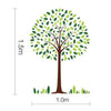 Big Tree Green Wallpaper Wall Sticker AY955