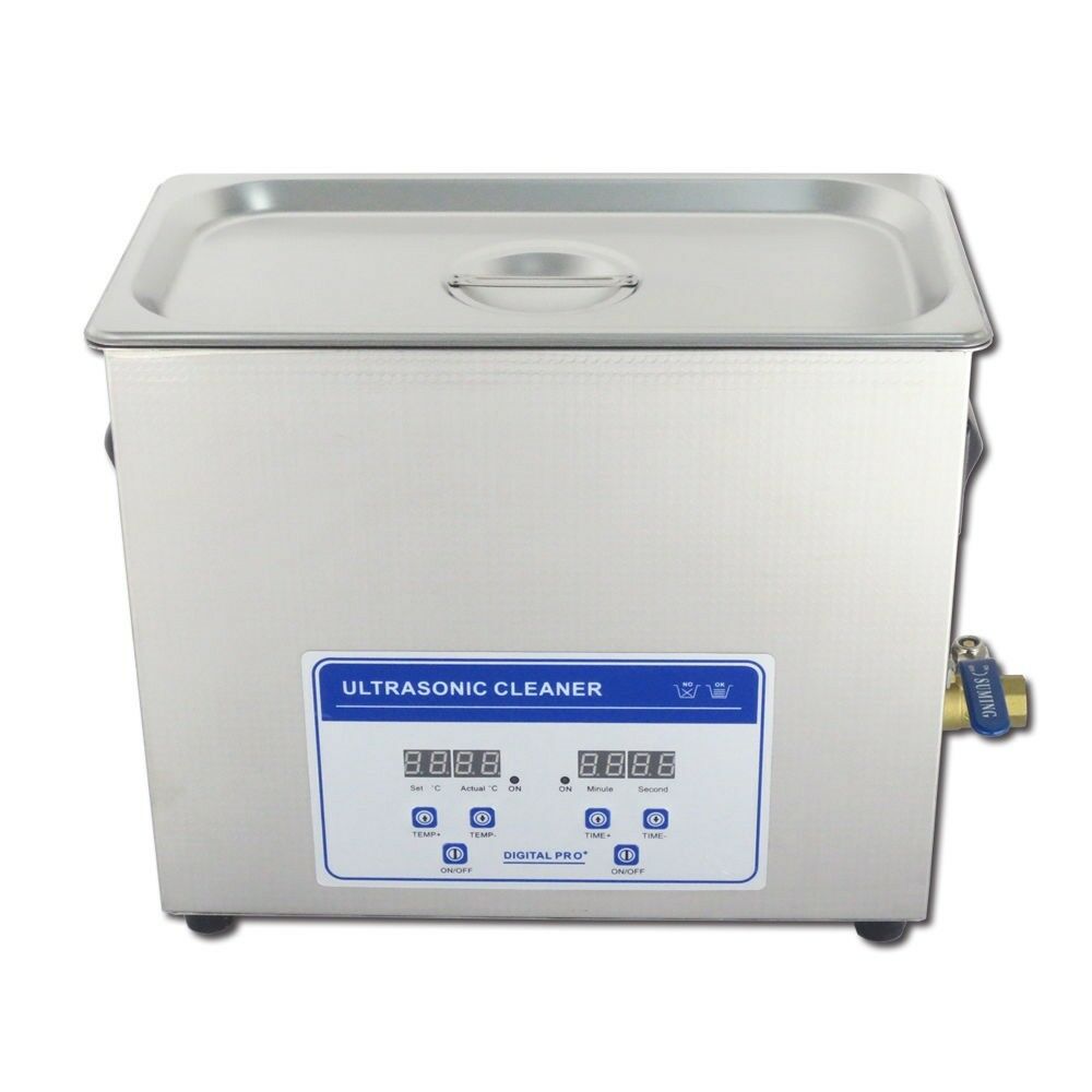 6.5L Professional Digital Ultrasonic Cleaner Machine with Timer Heated 110V/220V
