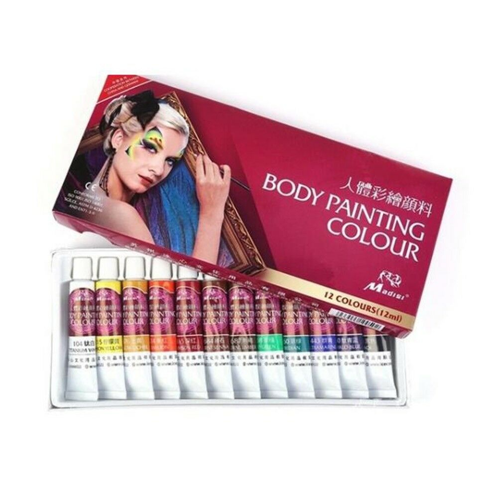 Body Painting Color 12 Colors Halloween Football Game