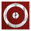 Home Decoration Wall Clock 3D Mirror Circle Sticking
