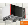 Thickening 304 stainless steel folding microwave oven rack shelves wall bracket