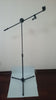 Profesional Stage Studio Trípode Soporte Micrófono Ajustable Boom Negro
