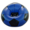 PVC Inflatable Sofa Football Shape Adults    blue