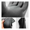 36cm medium thick Acid and Alkali Resistant Latex Gloves Work Protection   black