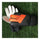 Child Teenager Goalkeeper Gloves Roll Finger   orange black   5