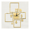 Diy Horloge Murale 3d Creative Salle à Manger Silencieux Miroir