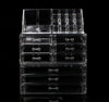 Makeup Cosmetics Jewelry Organizer Clear Acrylic 9 Drawers Lipstick Display Box