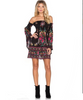 Romantic Off Shoulder Floral Boho Bell Sleeves Boutique Dress