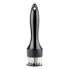 Stainless Steel Meat Tenderizer Needle Tendon Cutter Steak Black