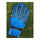 Latex Goalkeeper Gloves Roll Finger   blue  8