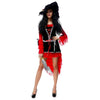 Halloween Pirata Mujer Refinamiento Disfraz Juego Uniforme Cosplay