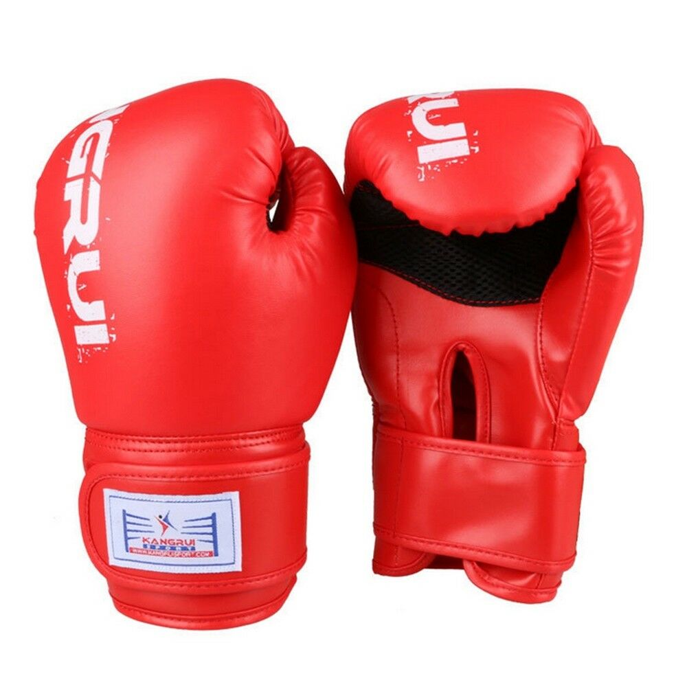 Boxing Gloves Punch Bag Gloves Wear Resistant red