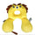 Baby Child Headrest Travel Car Seat Pillow 1 to 4 years    lion