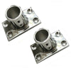 90 dregree Square Pipe Base Flat Bottom Yacht Marine 22mm