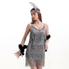Sexy Uniforme Sous-Vêtement Gland Robe Halloween Gris