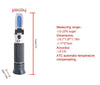 0-50% Brix Refractometer Automatic Temperature Compensation Fruit Refractometer