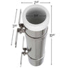 Stainless Steel Yacht Marine Fishing Rod Holder 02