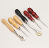 13pcs Wood Handle Leather Craft Tools Kit Leather Hand Sewing Tool Punch Cutter