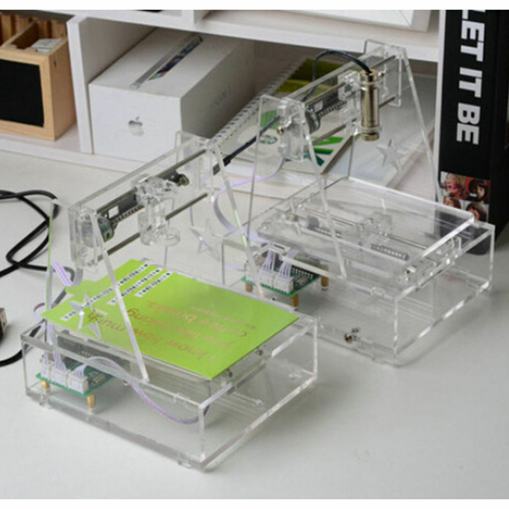 DIY Mini USB Blue Laser 300mW-2 Engraving Machine Carving Logo Picture Marking