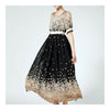 Chiffon Dress Short Sleeve Big Peplum   S