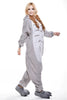 Unisex Adult Pajamas Cosplay Costume Animal one piece sleepwear Suit Chinchilla