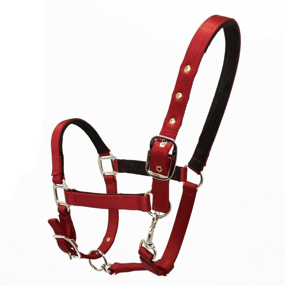 Bridle Headstall Wear-resisting Equestrianism Supplies   wine red