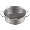 Double bottom bunk binaural duck hot pot pot bottom soup pot composite gas