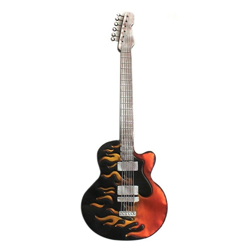 America Village Iron Guitar Wall Hanging Decoration