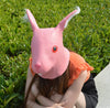 Rabbit Head Mask Rubber Latex Animal Costume Full head Mask Halloween Costume Fa