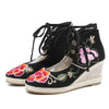 Vieux Beijing Chiffon Brodé Chaussures Classique