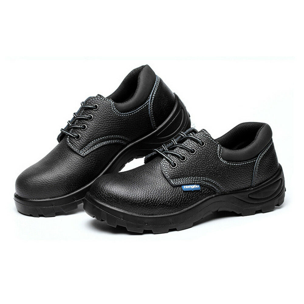 MENS' PU Work Safety Shoes Protective Smash-proof Penetration-resistant PUE