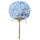 Round Fan Manual Cotton Flax Calabash White