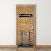 New 3D DIY PVC Waterproof  Door Wall Sticker Station Platform qd011