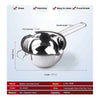 Stainless Steel Chocolate Melting Pot Impermeable Heat the butter melt pot bowl