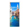 Neuf 3d Diy PVC Imperméable Porte Autocollant Mural Venise Qd028