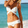 Push-Ups Triangle Bikini Bathing Suit Swimwear Swimsuit  white