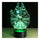 3D Star War Millennium Falcon Projector Night Bulb USB Powered LED Lights Desk L