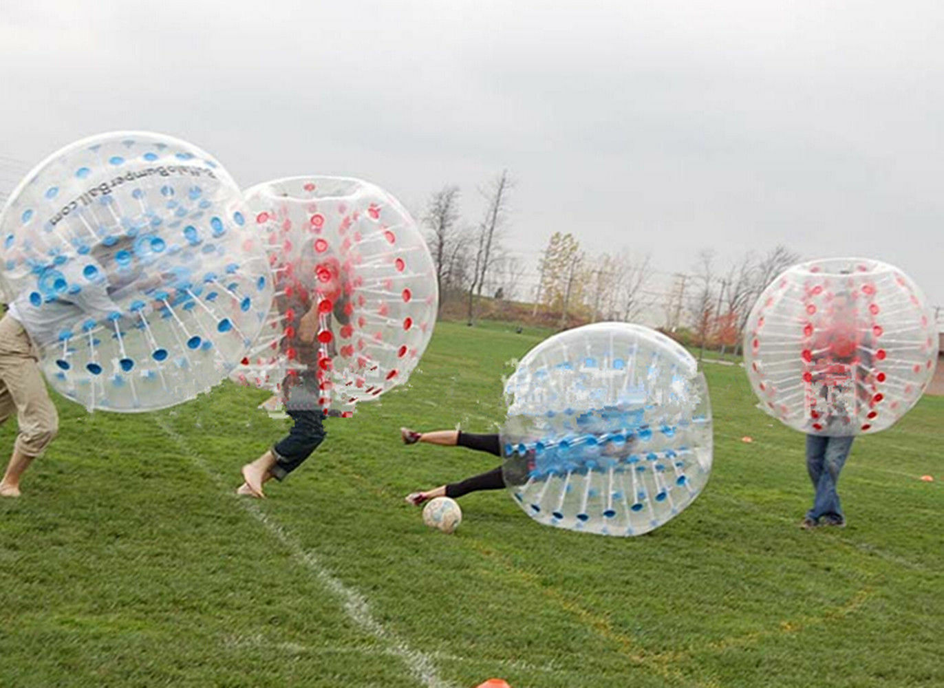 1.5m Body Zorb Zorbing Inflatable Human Ball Bumper Soccer Bubble PVC
