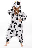 Adulte Unisexe Pyjama Costume Cosplay Animal une Pièce Pyjama Costume Lait Vache