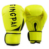 Gants de Boxe Pu Gratuit Combat Adulte Gants Jaune