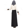 Muslim Motley Cuff Lace Long Dress