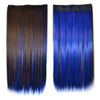 5 Cards Long Straight Hair Piece Wig