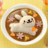 Bricolaje Cocina Onigiri Molde Creativo Bento Conejo Delfín Flor Pastel Molde