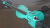 Student Acoustic Violin Full 4/4 Maple Spruce with Case Bow Rosin Green Color