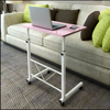 60x40cm laptop stand adjustable side table on wheels