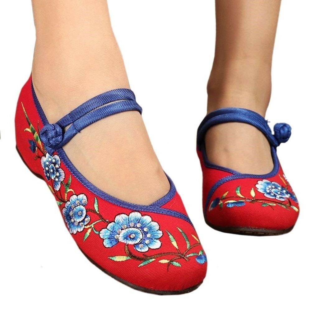 Old Beijing Cloth Embroidered Shoes Slipsole